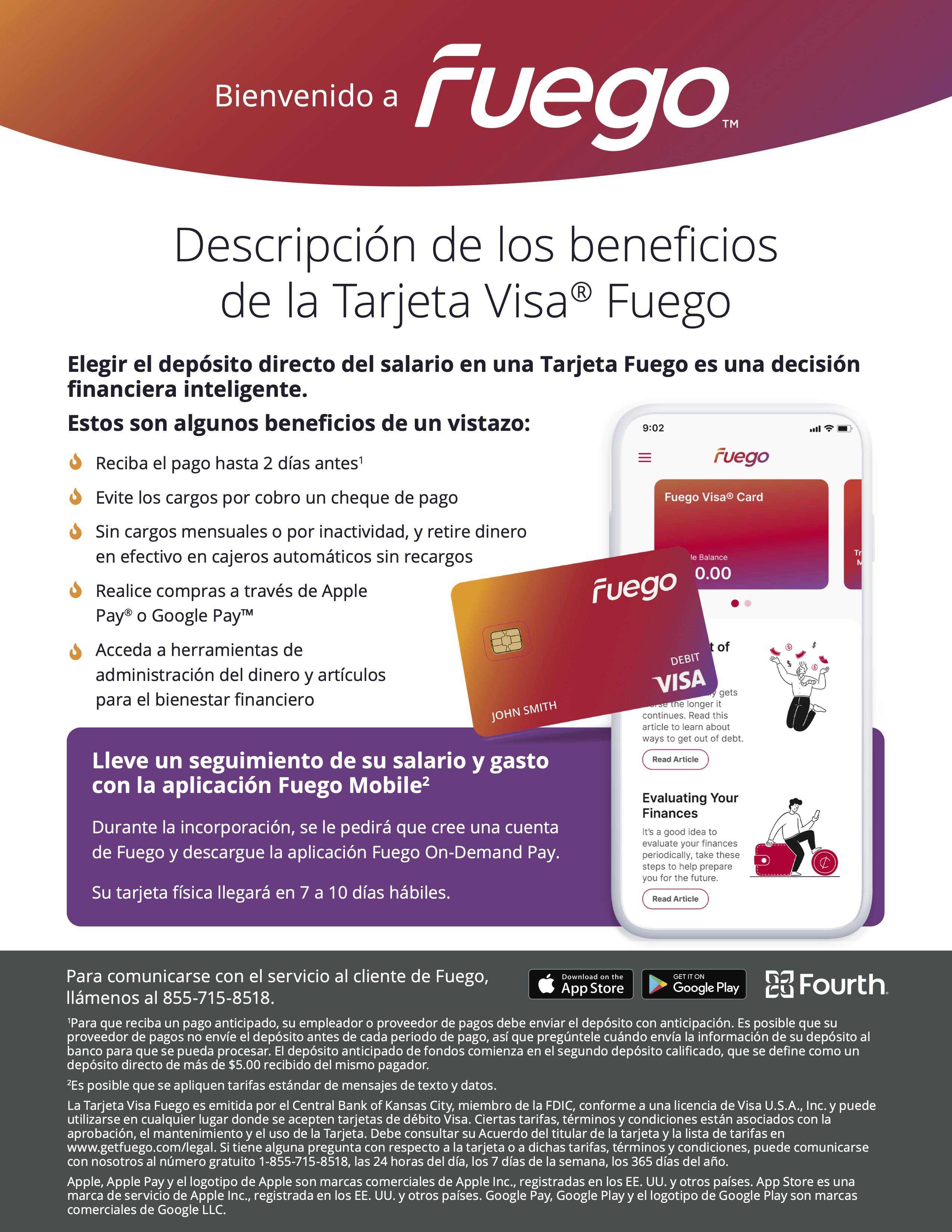 Fuego Employee Flyer_Understand the benefits of the Fuego Visa Card (Spanish) (1).png