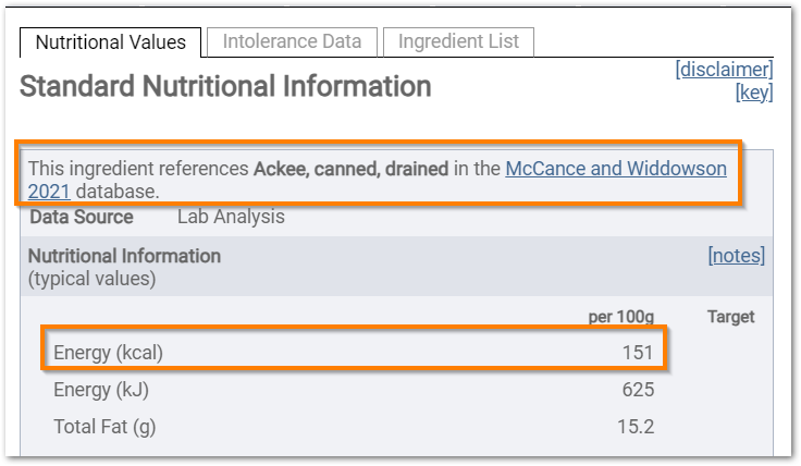 Ingredient with nutritional DB reference.png