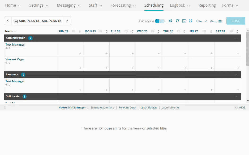 HS Scheduling House Shifts Fourth & HotSchedules Customer Success Portal