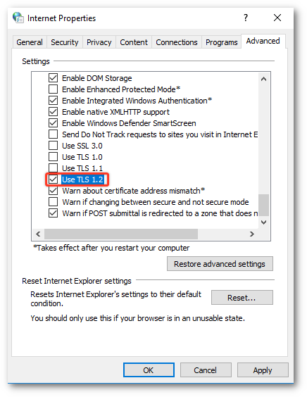 Enable Tls 1.2 On Chrome For Macsportfasr