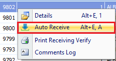 Auto-receiving Purchase Orders