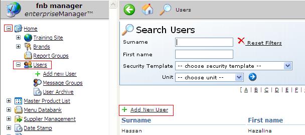 Fig. 1 Shows how to get to ‘Add New user’ option