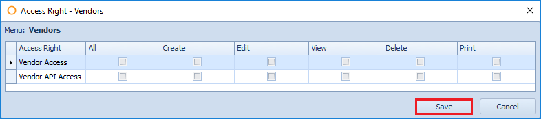 Additional access rights