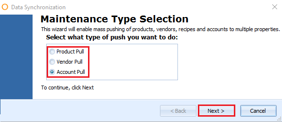 Product, Vendor, Account