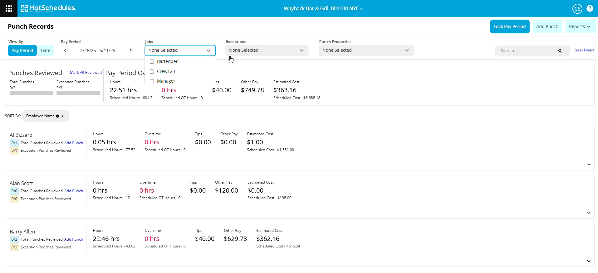Punch records Calendar Filter.gif