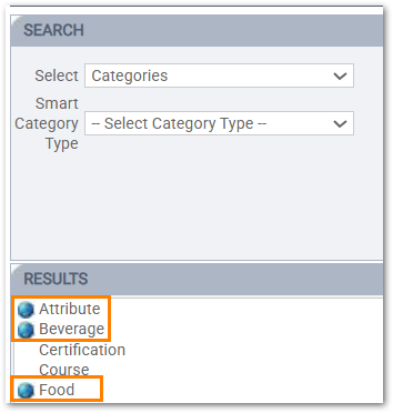Examples of SMART categories with the globe icon next to their name in the list of Category Type names.png