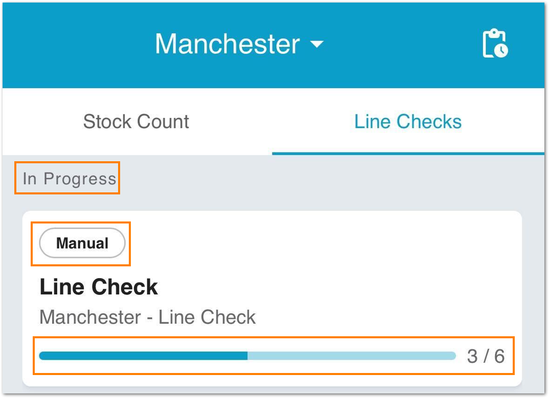 Line check card shows counting progress.png