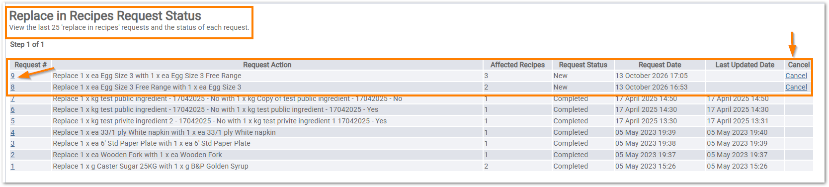 Check Replace in Recipes Status page for recipes with effective date in future and cancel option.png