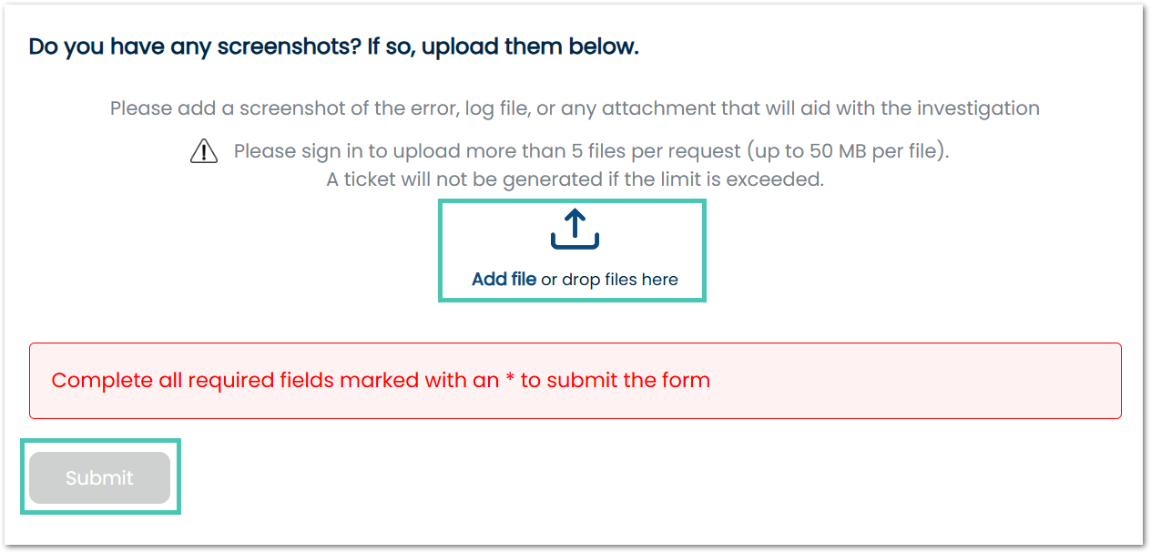 Add file and submit