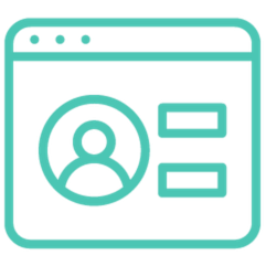 user profile icon